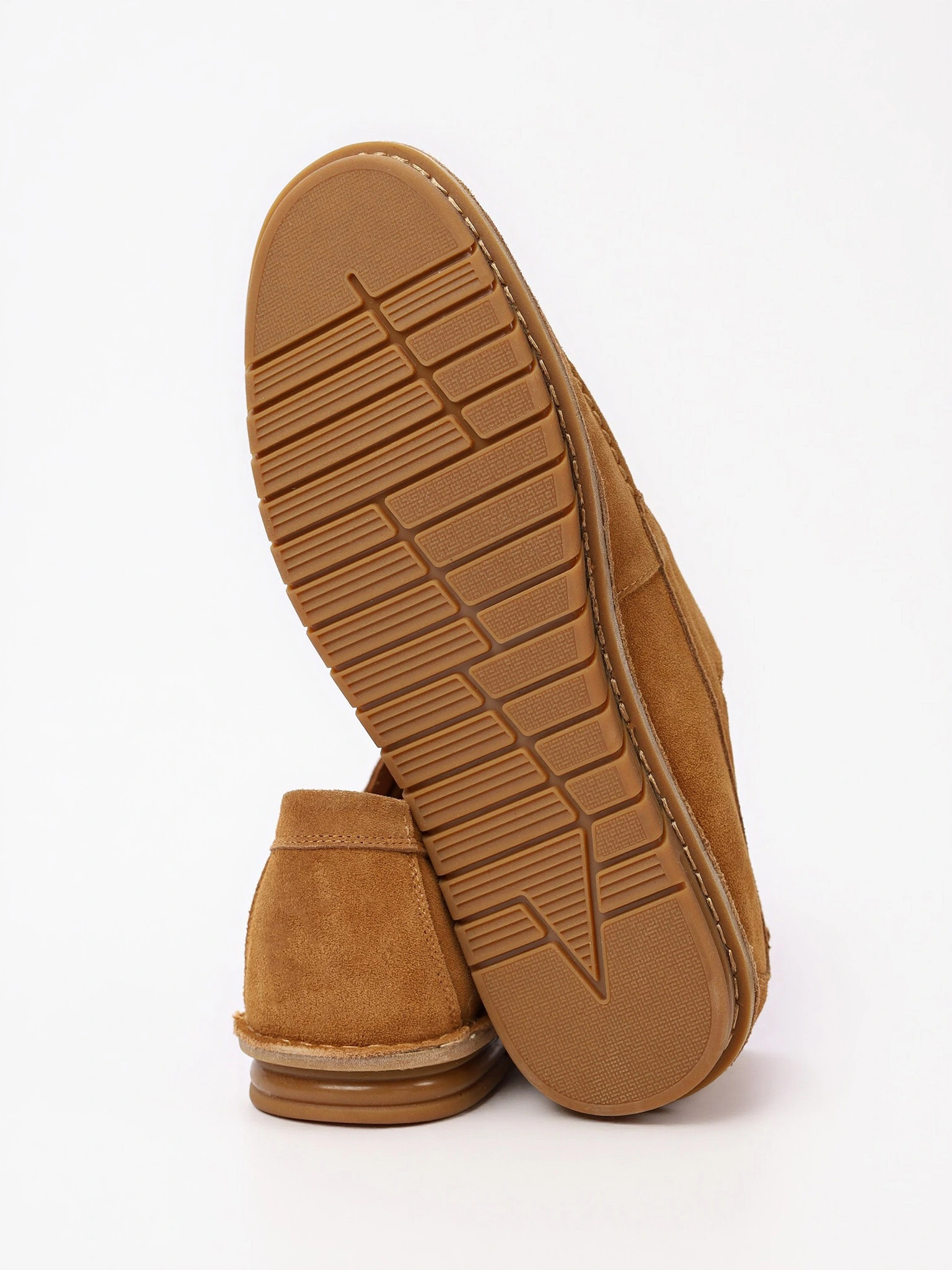 Мокасины коричневого цвета со шнуровкой